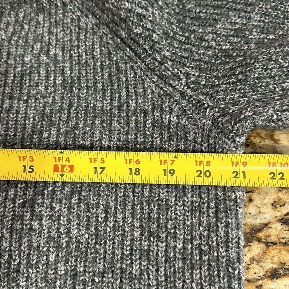 INC International Concepts Gray Cotton Blend Beaded Pullover Sweater Size M - Picture 8 of 10